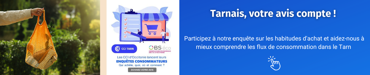 Enquête sur les habitudes d'achat et les flux de consommation dans le Tarn